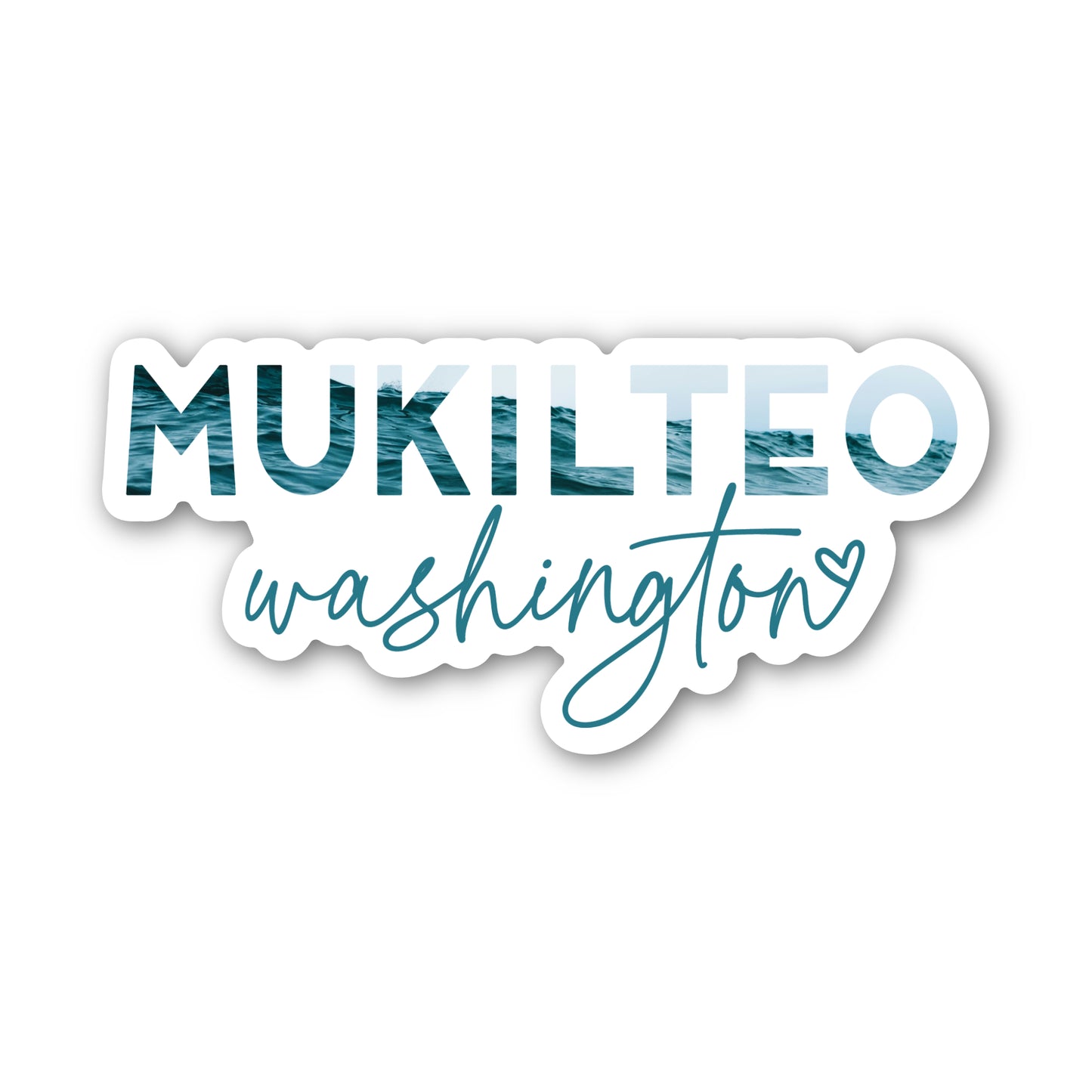 Coastal PNW City Sticker - Mukilteo WA Sticker