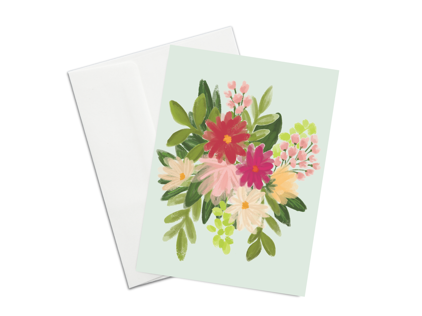 Bold Floral Greeting Card