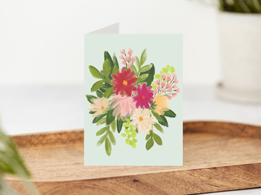 Bold Floral Greeting Card