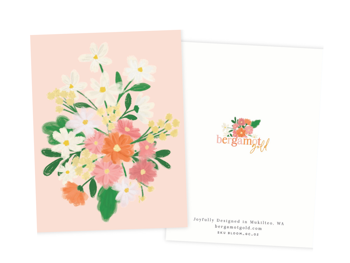 Cosmos Greeting Card