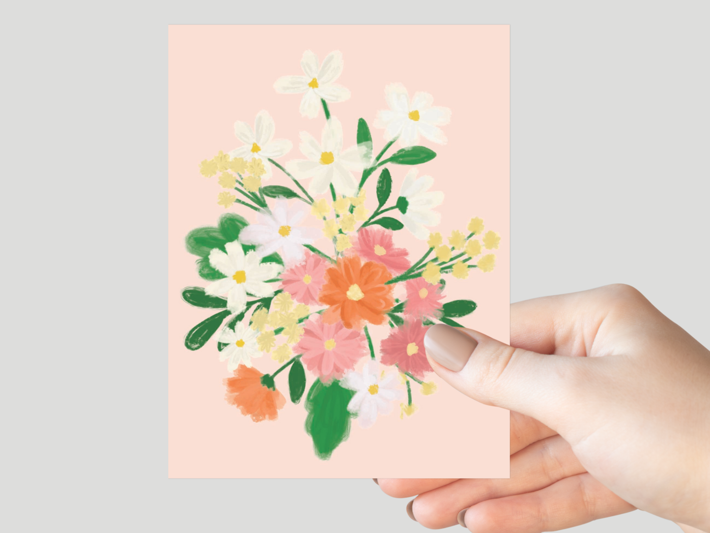 Cosmos Greeting Card
