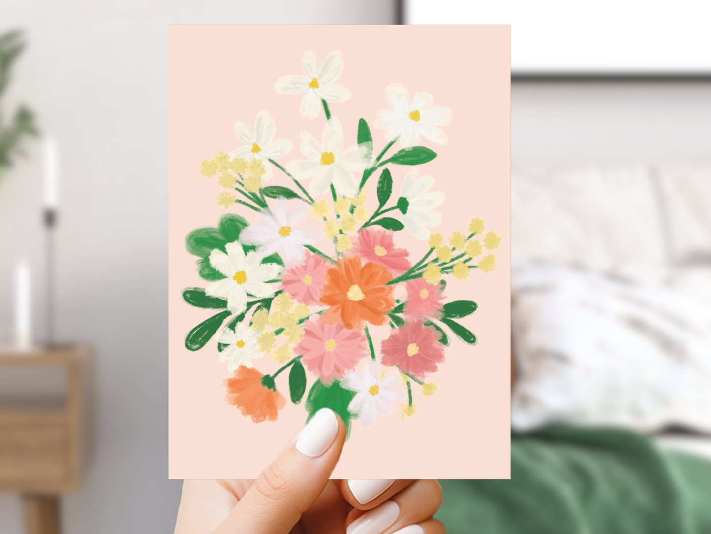 Cosmos Greeting Card