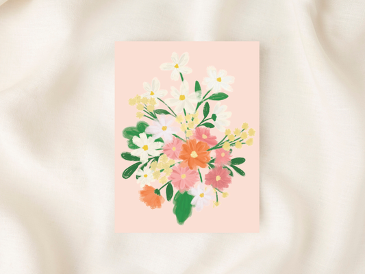 Cosmos Greeting Card