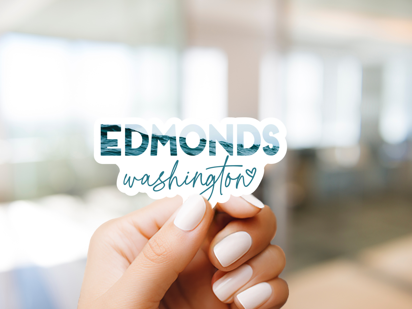 Coastal PNW City Sticker - Edmonds WA Sticker