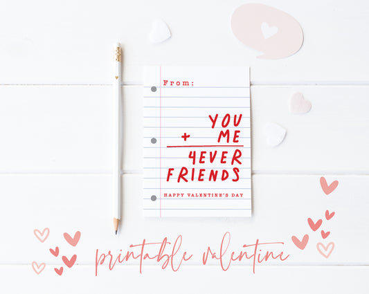 Valentine Card For Math Lovers
