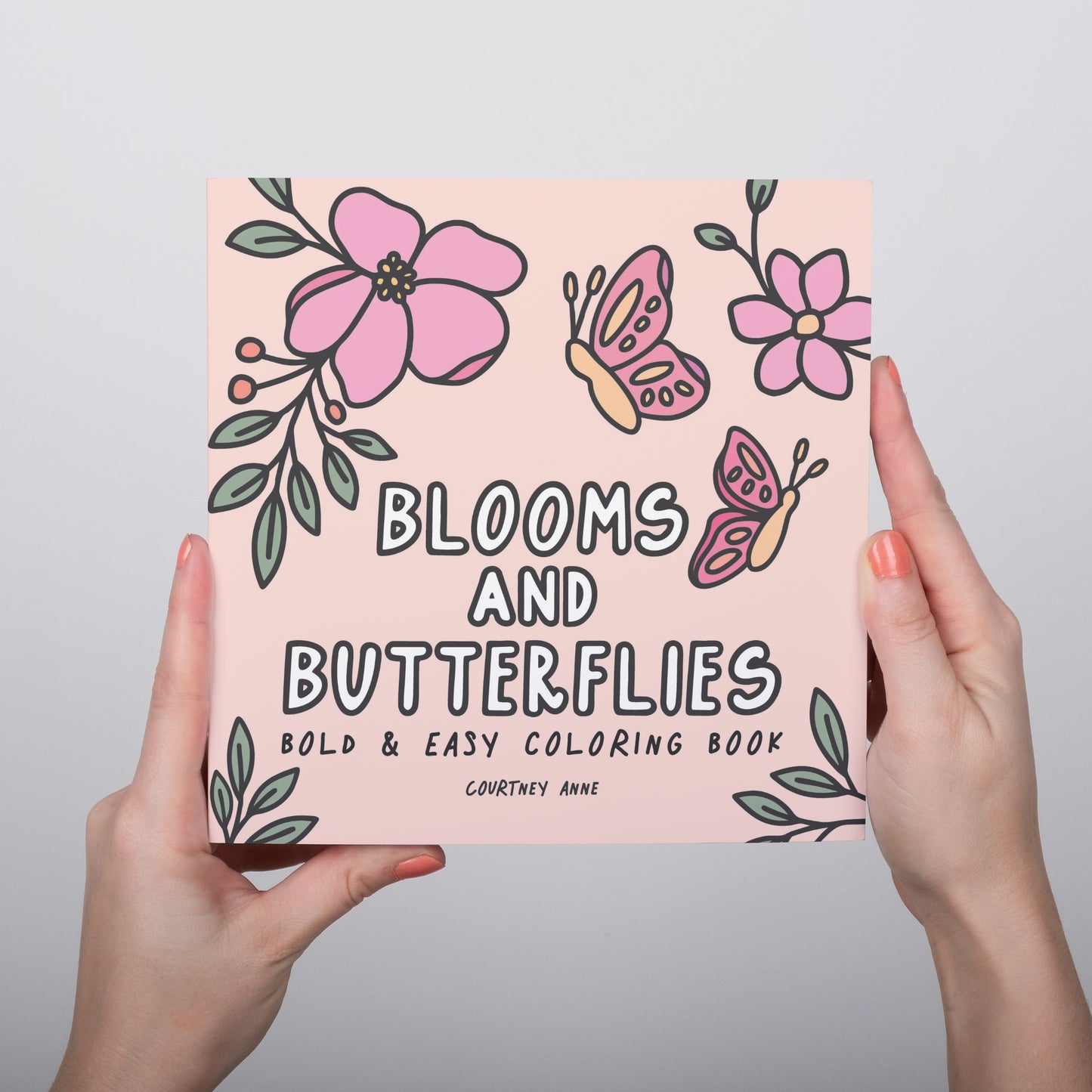 Blooms and Butterflies Coloring Book