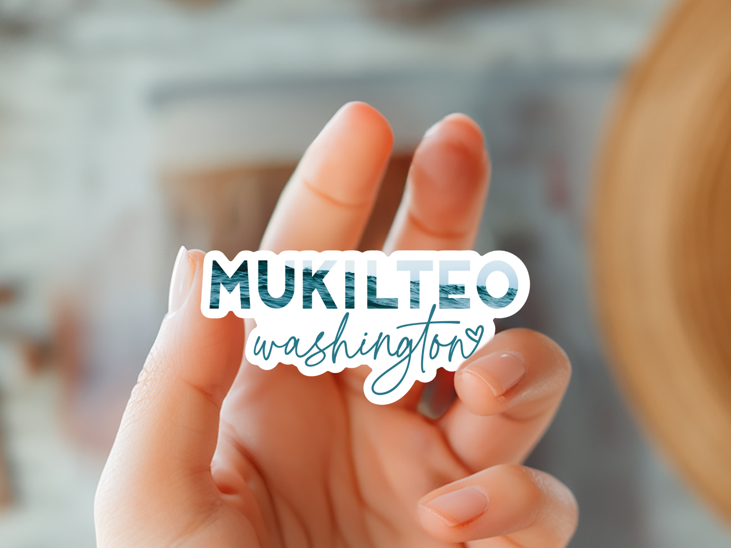 Coastal PNW City Sticker - Mukilteo WA Sticker