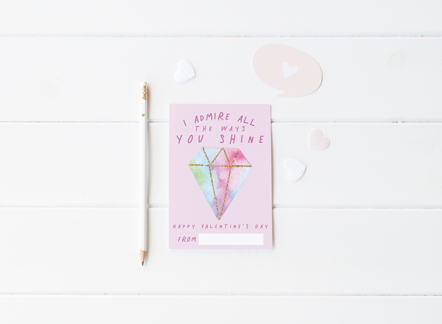 Valentine For Tweens - Card and Gift Tag