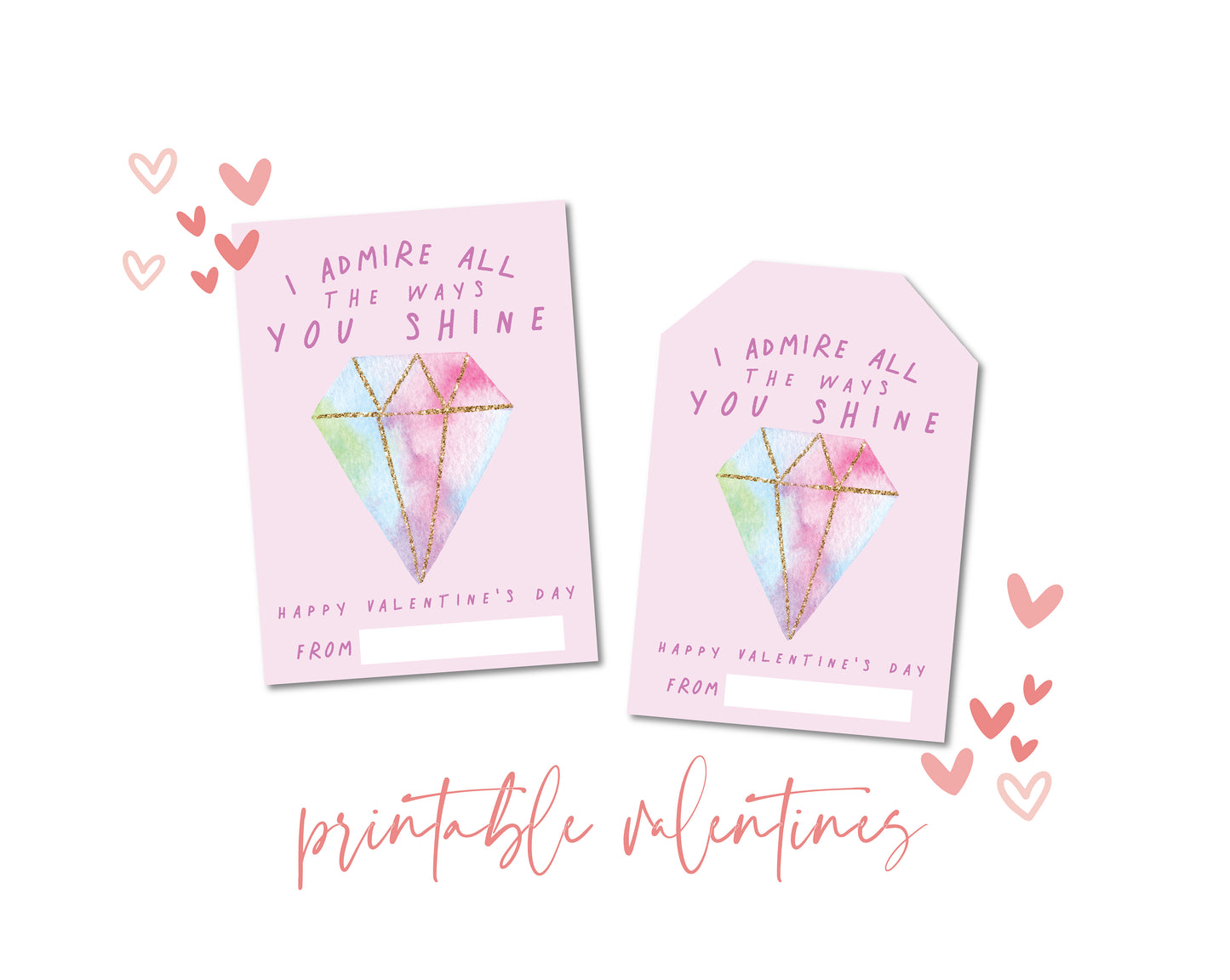 Valentine For Tweens - Card and Gift Tag